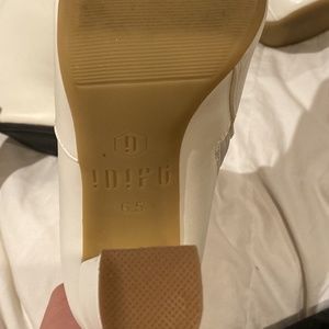 Womens heel boots size 6.5 (Black, Brown, White)